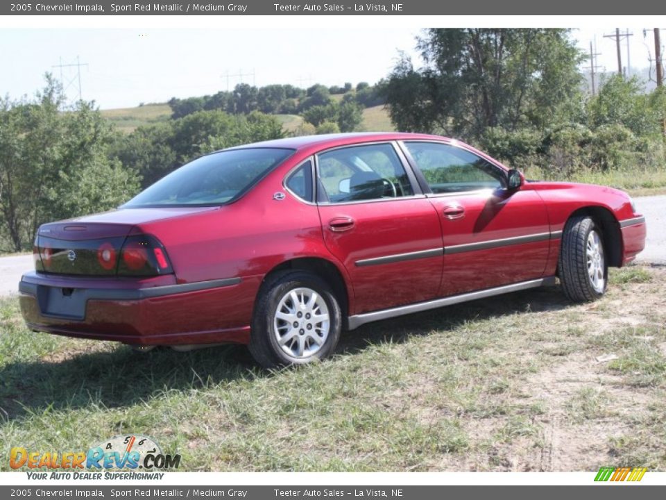 2005 Chevrolet Impala Sport Red Metallic / Medium Gray Photo #10