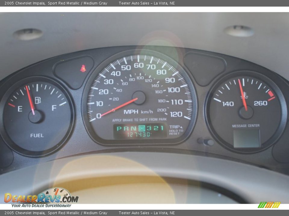 2005 Chevrolet Impala Sport Red Metallic / Medium Gray Photo #24