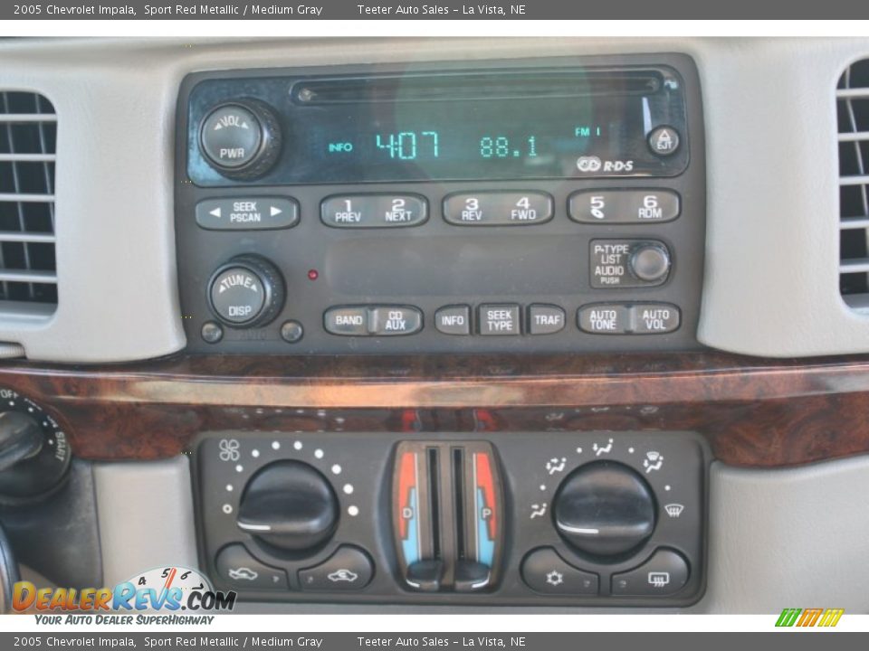 2005 Chevrolet Impala Sport Red Metallic / Medium Gray Photo #34