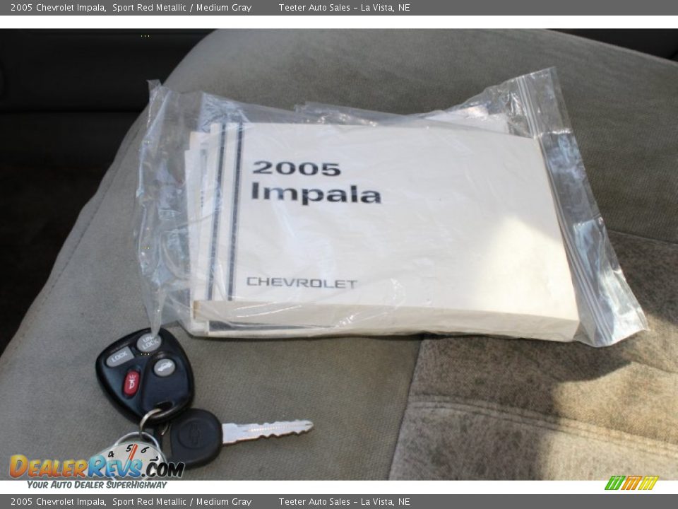 2005 Chevrolet Impala Sport Red Metallic / Medium Gray Photo #35