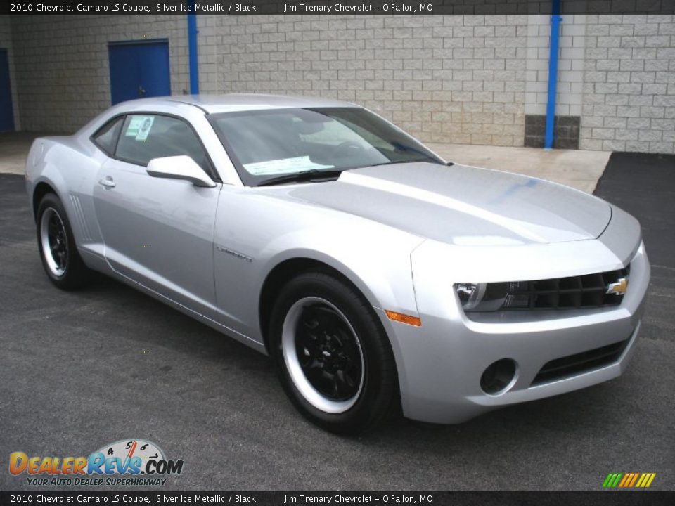 2010 Chevrolet Camaro LS Coupe Silver Ice Metallic / Black Photo #2