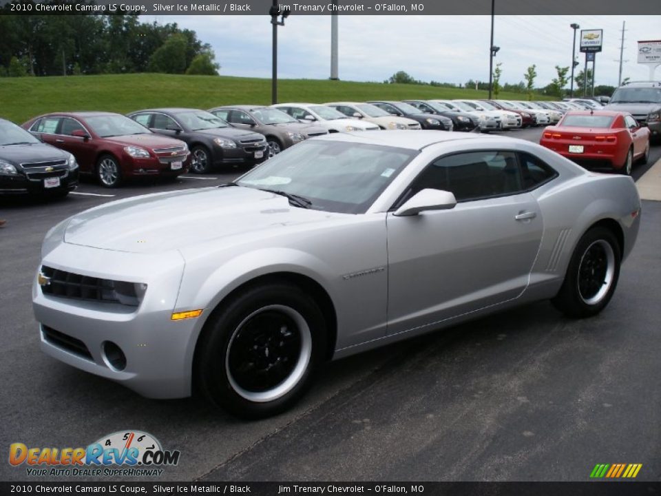 2010 Chevrolet Camaro LS Coupe Silver Ice Metallic / Black Photo #3