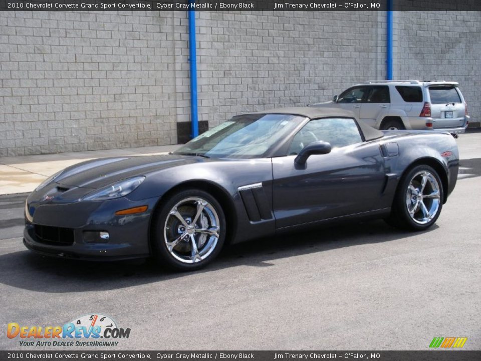2010 Chevrolet Corvette Grand Sport Convertible Cyber Gray Metallic / Ebony Black Photo #1