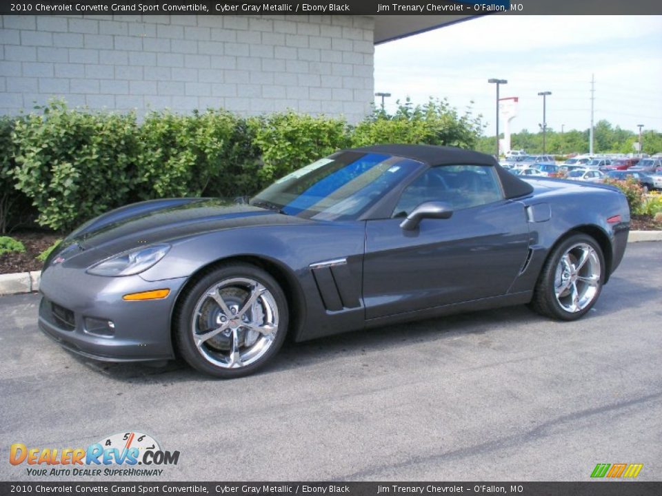2010 Chevrolet Corvette Grand Sport Convertible Cyber Gray Metallic / Ebony Black Photo #5