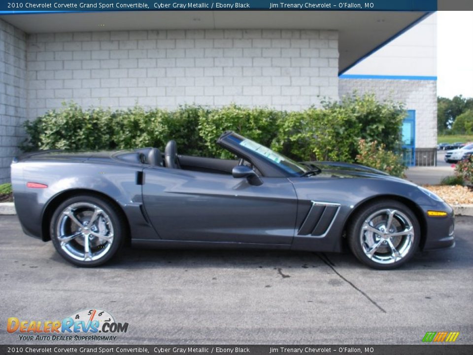 Cyber Gray Metallic 2010 Chevrolet Corvette Grand Sport Convertible Photo #7