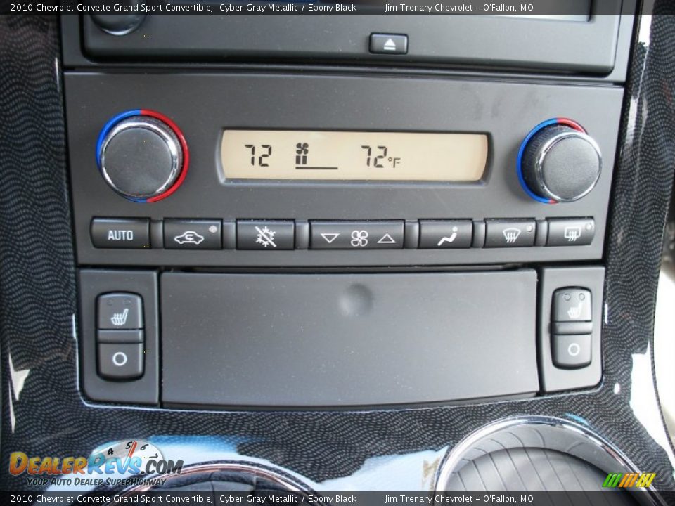 2010 Chevrolet Corvette Grand Sport Convertible Cyber Gray Metallic / Ebony Black Photo #18