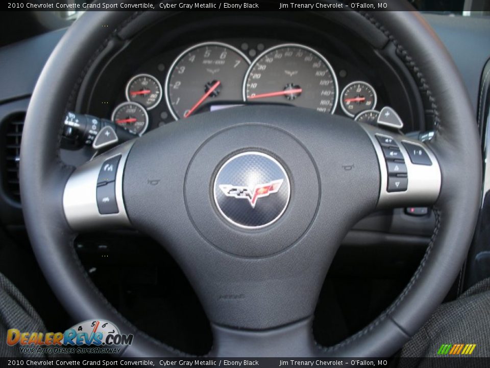 2010 Chevrolet Corvette Grand Sport Convertible Steering Wheel Photo #26