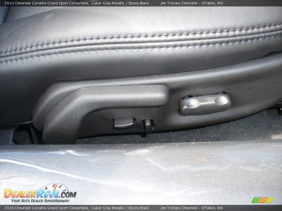 2010 Chevrolet Corvette Grand Sport Convertible Cyber Gray Metallic / Ebony Black Photo #28