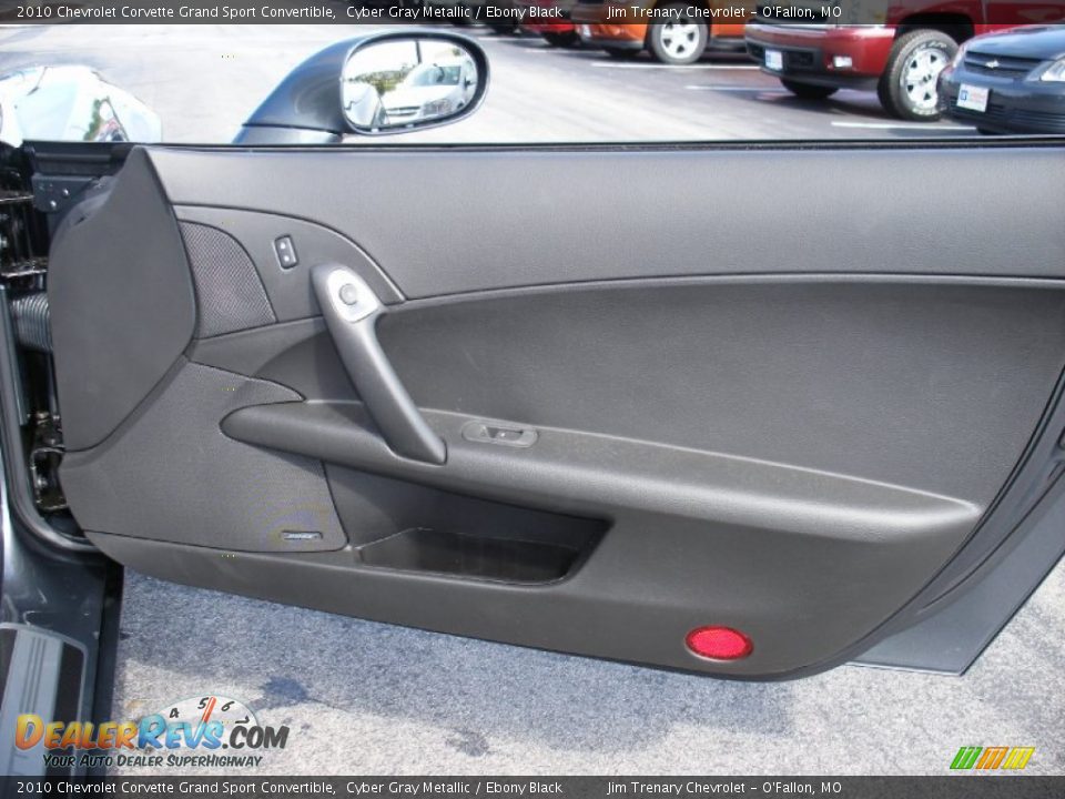 2010 Chevrolet Corvette Grand Sport Convertible Cyber Gray Metallic / Ebony Black Photo #29
