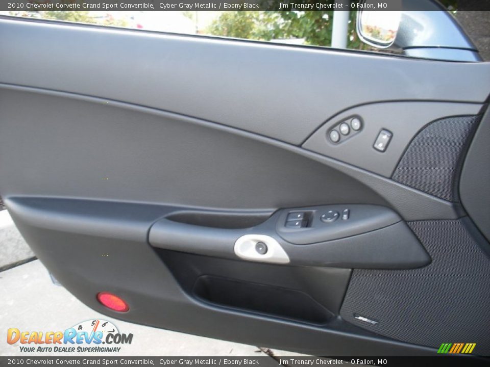 2010 Chevrolet Corvette Grand Sport Convertible Cyber Gray Metallic / Ebony Black Photo #30