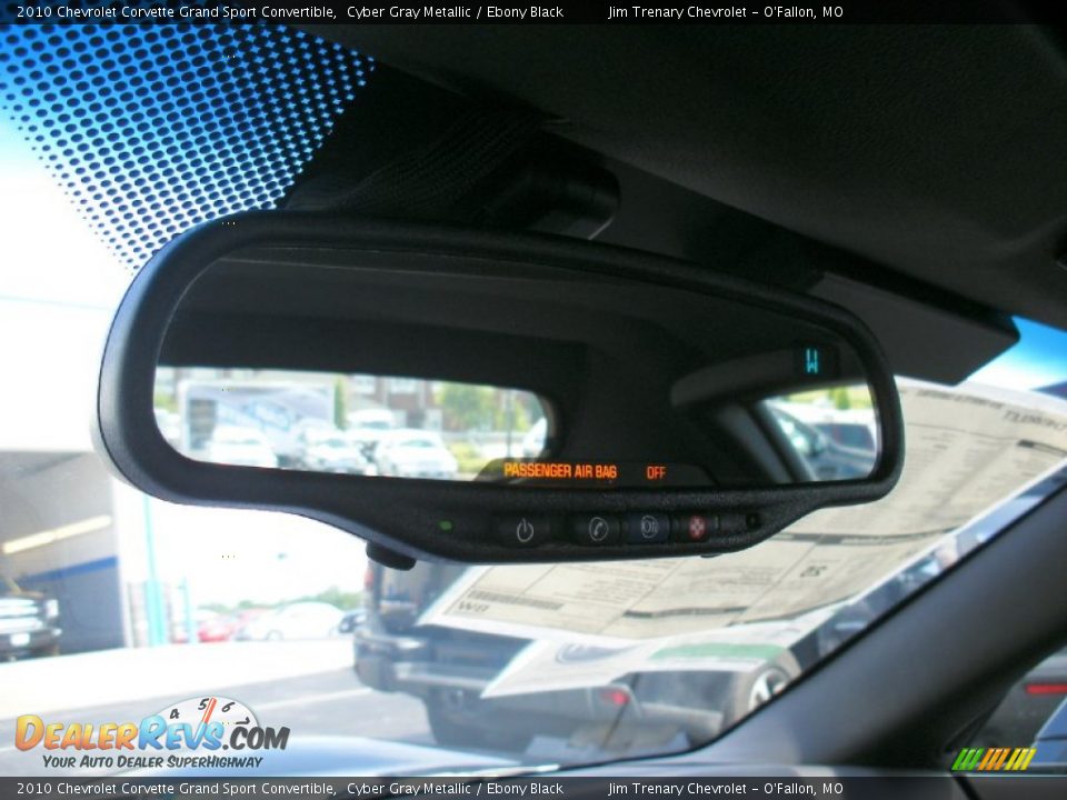 2010 Chevrolet Corvette Grand Sport Convertible Cyber Gray Metallic / Ebony Black Photo #31