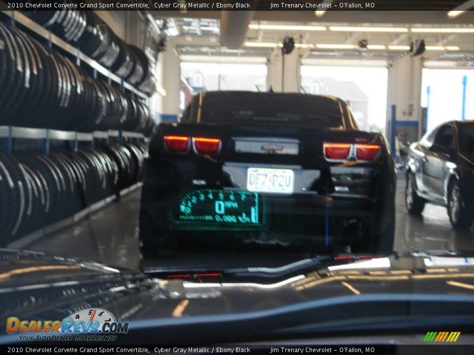 2010 Chevrolet Corvette Grand Sport Convertible Cyber Gray Metallic / Ebony Black Photo #32