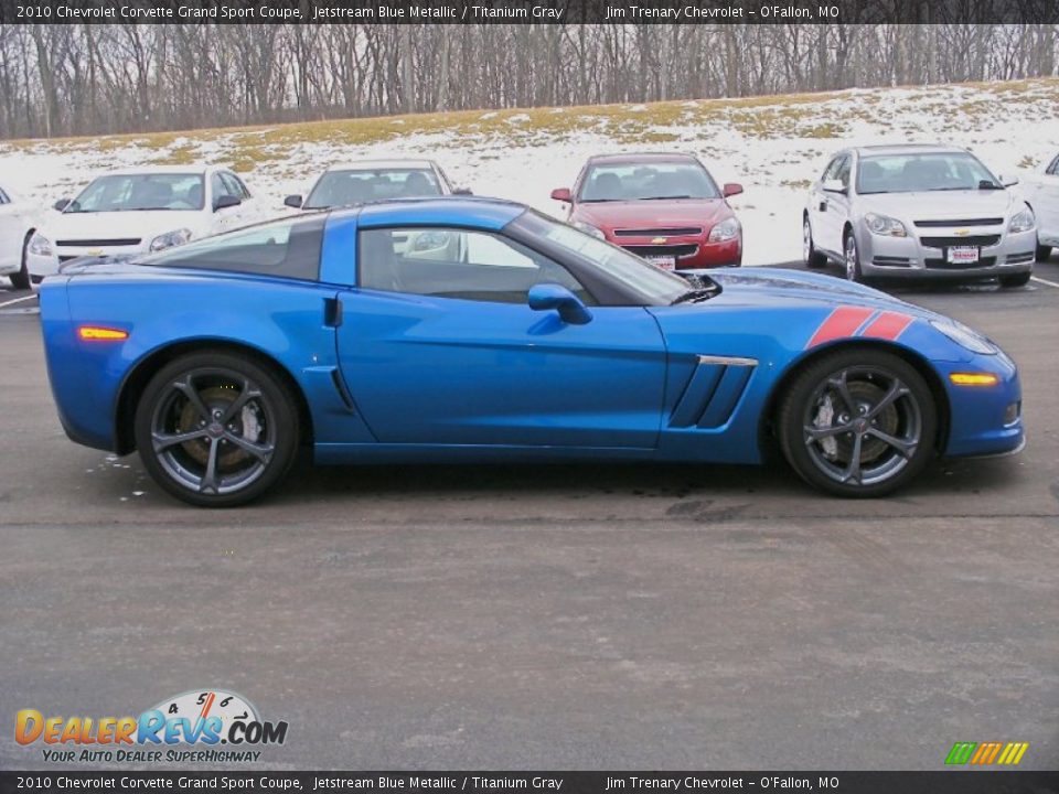 Jetstream Blue Metallic 2010 Chevrolet Corvette Grand Sport Coupe Photo #2