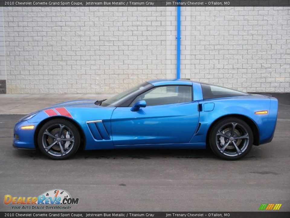 Jetstream Blue Metallic 2010 Chevrolet Corvette Grand Sport Coupe Photo #5