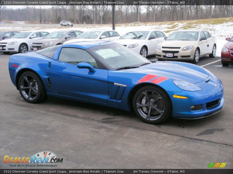 Jetstream Blue Metallic 2010 Chevrolet Corvette Grand Sport Coupe Photo #8