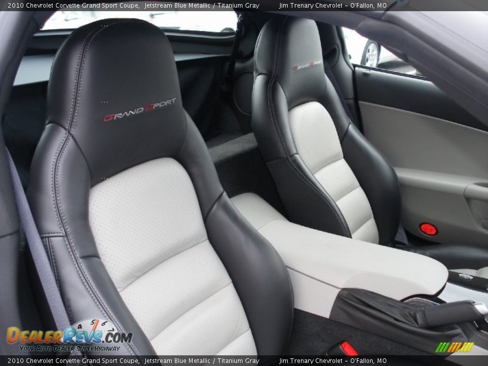Titanium Gray Interior - 2010 Chevrolet Corvette Grand Sport Coupe Photo #11