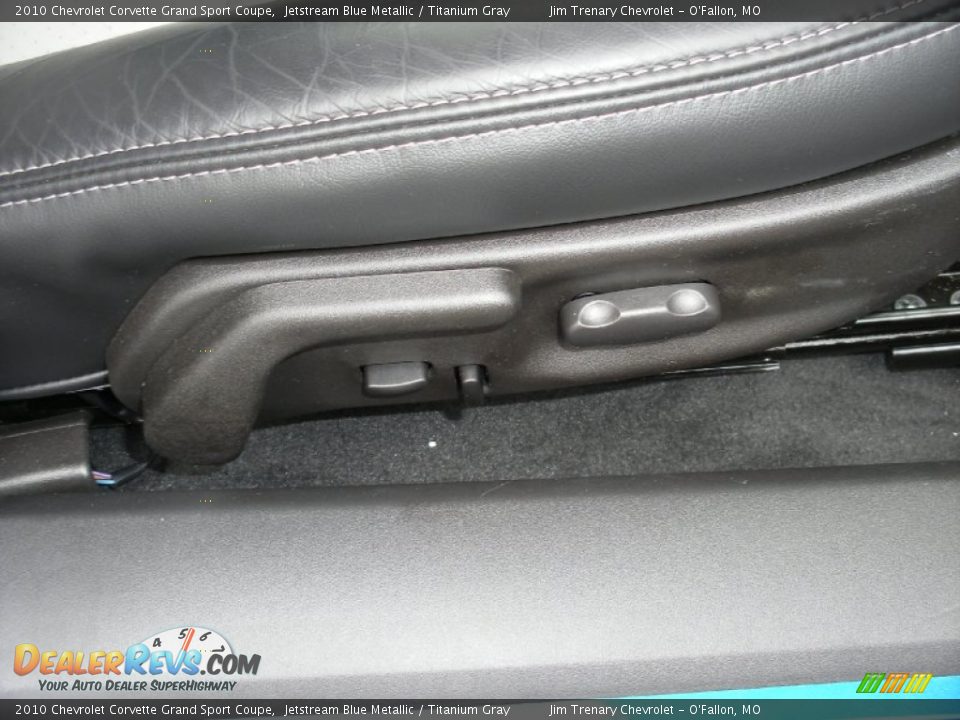 2010 Chevrolet Corvette Grand Sport Coupe Jetstream Blue Metallic / Titanium Gray Photo #21