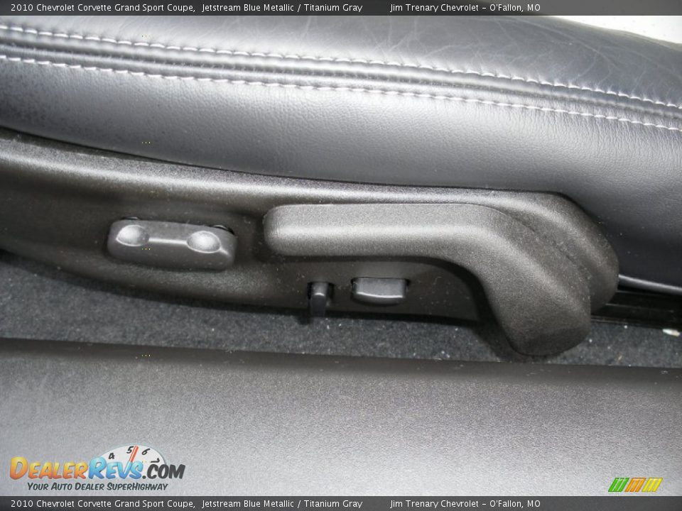 2010 Chevrolet Corvette Grand Sport Coupe Jetstream Blue Metallic / Titanium Gray Photo #22