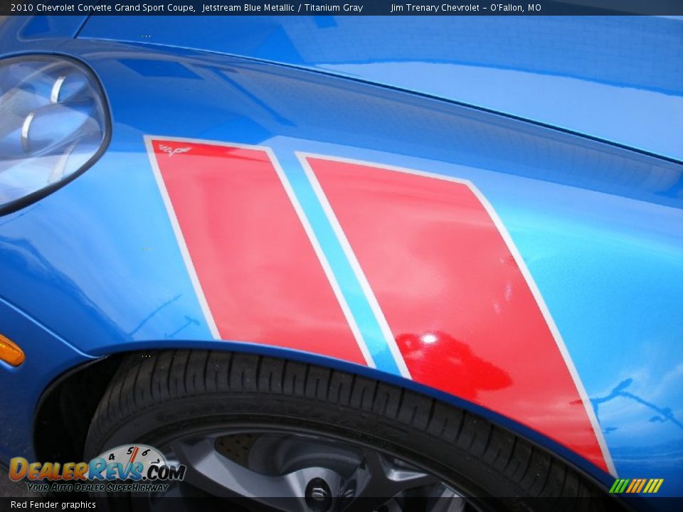 Red Fender graphics - 2010 Chevrolet Corvette