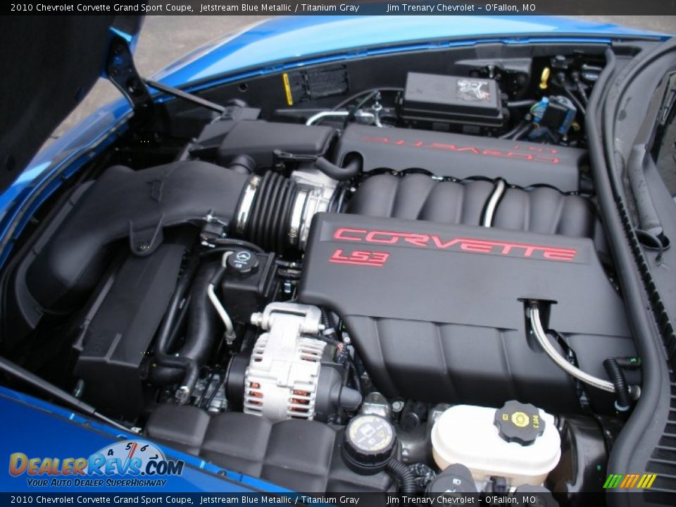 2010 Chevrolet Corvette Grand Sport Coupe 6.2 Liter OHV 16-Valve LS3 V8 Engine Photo #30