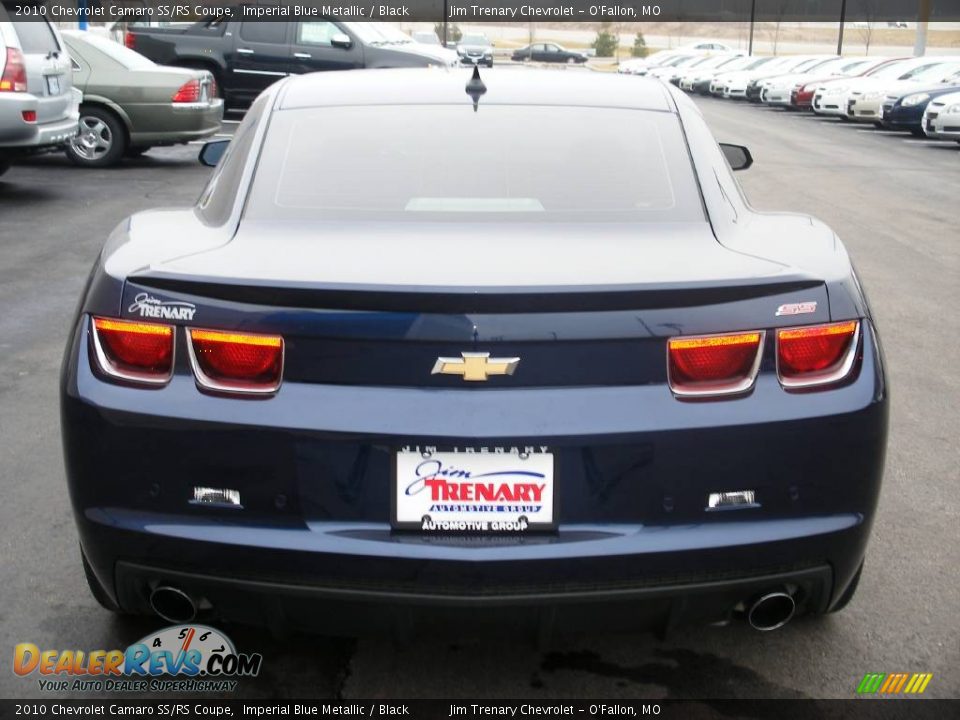 2010 Chevrolet Camaro SS/RS Coupe Imperial Blue Metallic / Black Photo #8