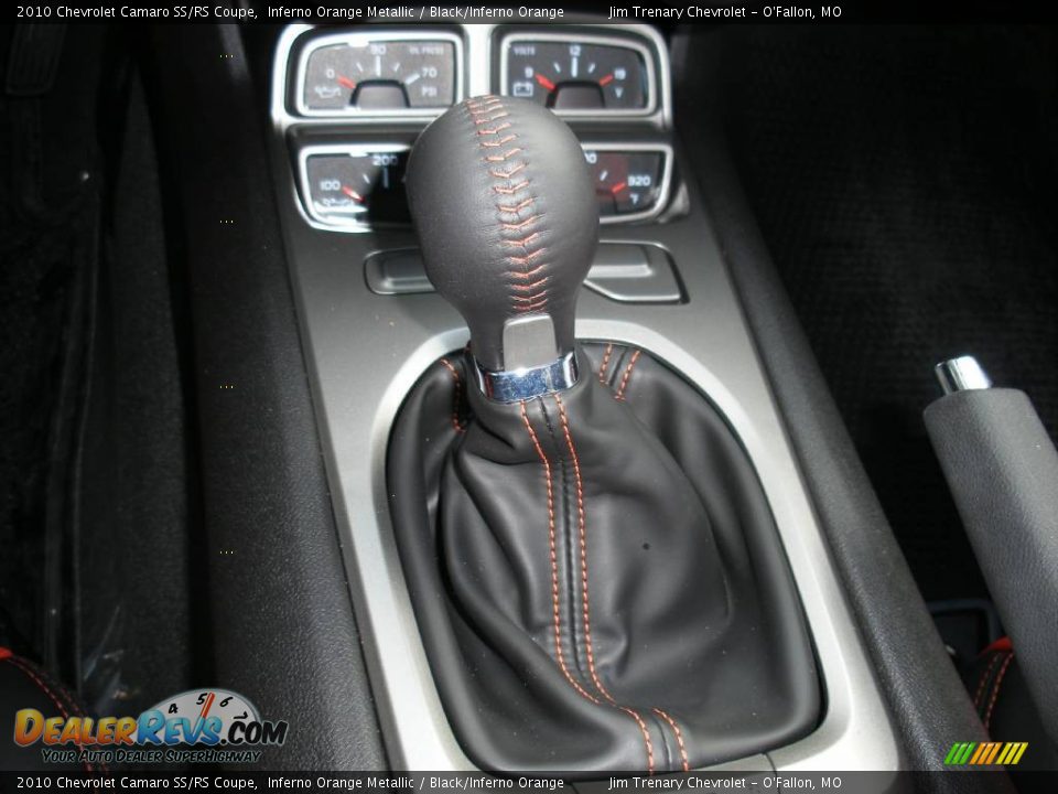 2010 Chevrolet Camaro SS/RS Coupe Inferno Orange Metallic / Black/Inferno Orange Photo #20