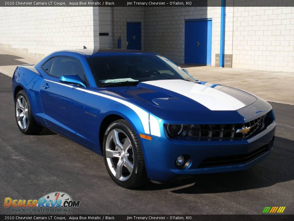 2010 Chevrolet Camaro LT Coupe Aqua Blue Metallic / Black Photo #1