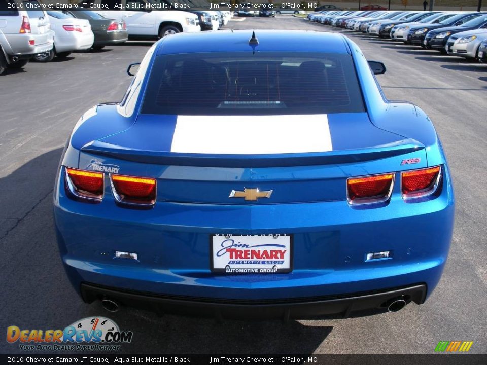 2010 Chevrolet Camaro LT Coupe Aqua Blue Metallic / Black Photo #4