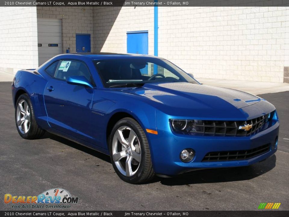 2010 Chevrolet Camaro LT Coupe Aqua Blue Metallic / Black Photo #5