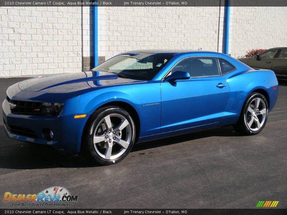 2010 Chevrolet Camaro LT Coupe Aqua Blue Metallic / Black Photo #7
