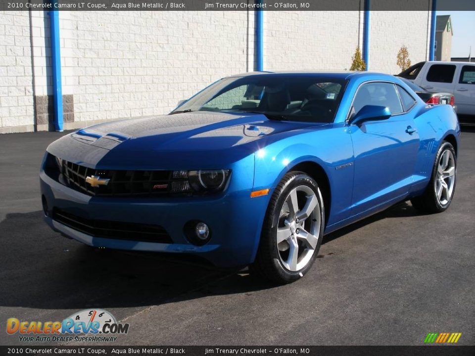 2010 Chevrolet Camaro LT Coupe Aqua Blue Metallic / Black Photo #8