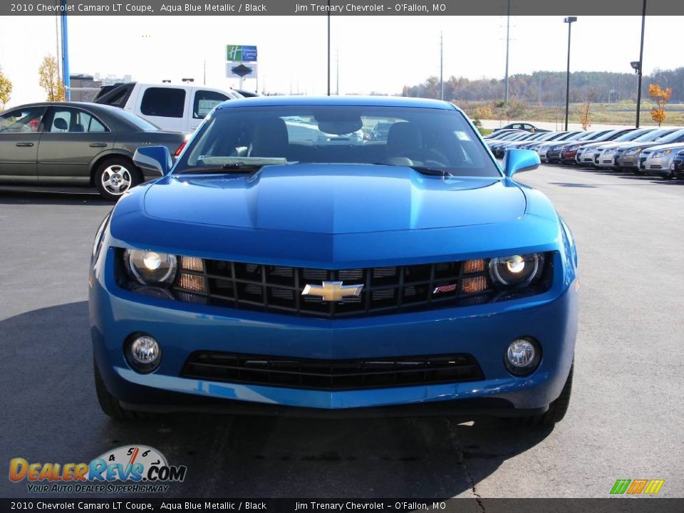 2010 Chevrolet Camaro LT Coupe Aqua Blue Metallic / Black Photo #9