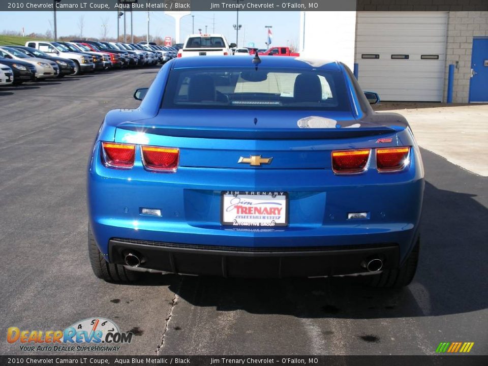 2010 Chevrolet Camaro LT Coupe Aqua Blue Metallic / Black Photo #10