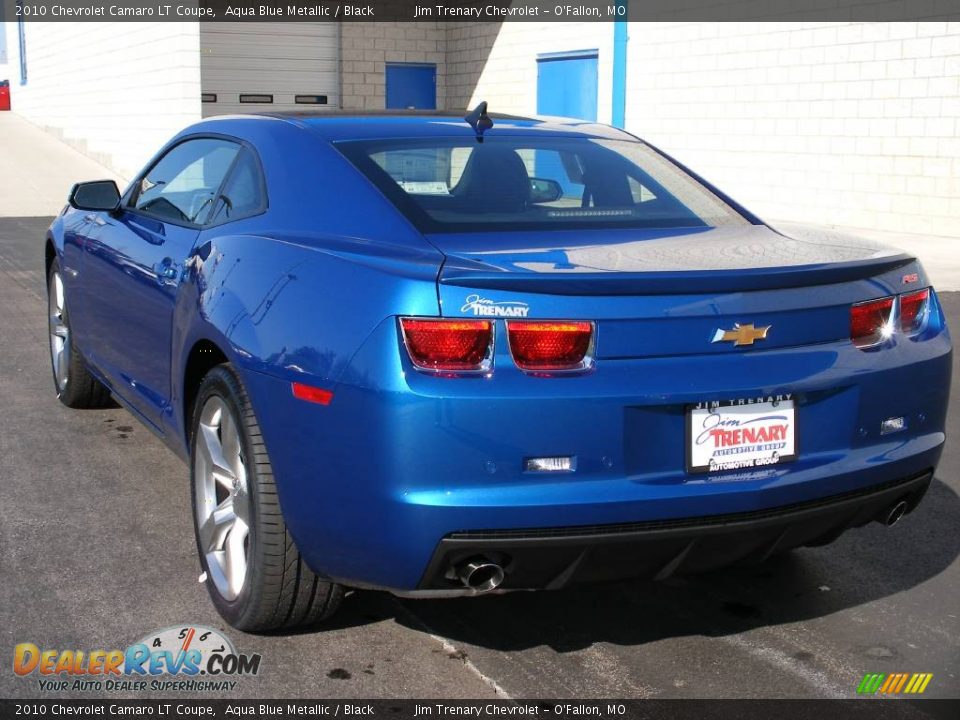 2010 Chevrolet Camaro LT Coupe Aqua Blue Metallic / Black Photo #11