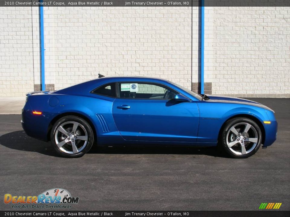 2010 Chevrolet Camaro LT Coupe Aqua Blue Metallic / Black Photo #13