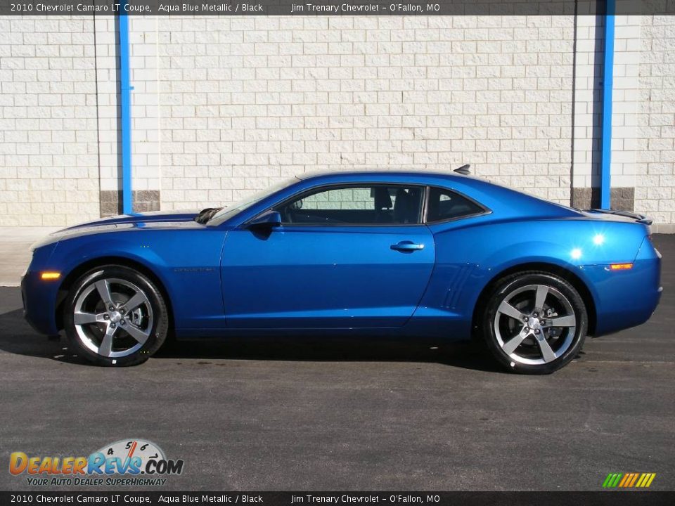 2010 Chevrolet Camaro LT Coupe Aqua Blue Metallic / Black Photo #15