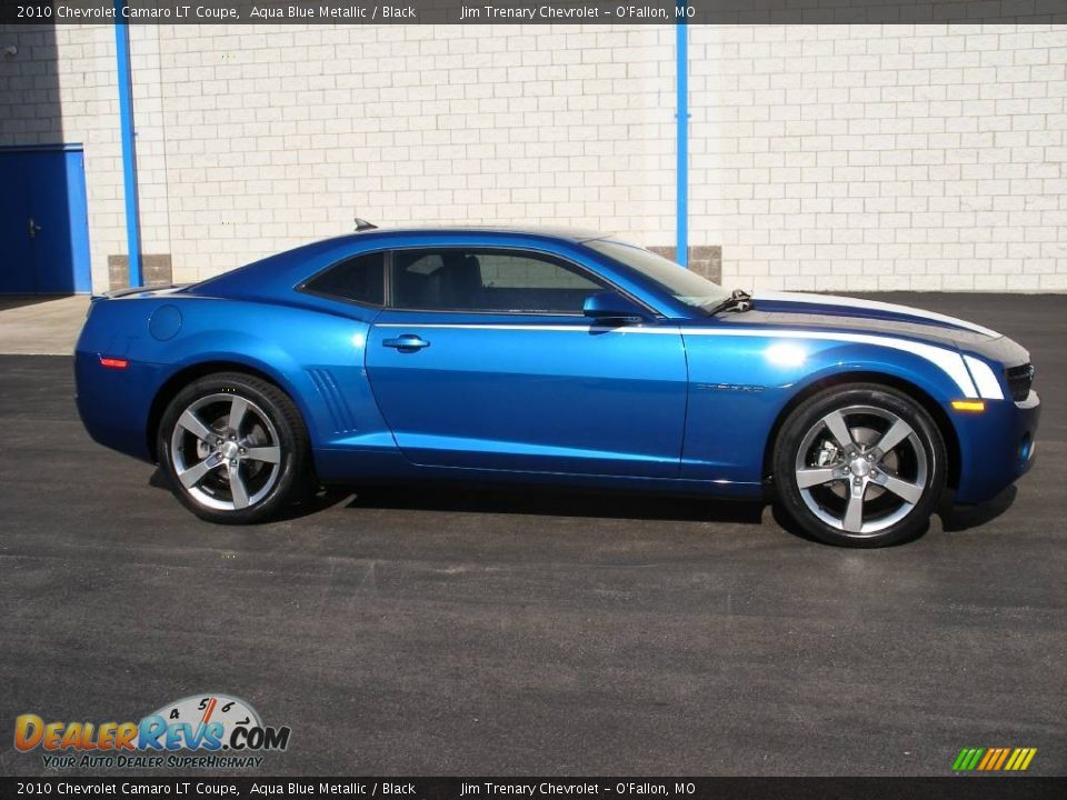 2010 Chevrolet Camaro LT Coupe Aqua Blue Metallic / Black Photo #16