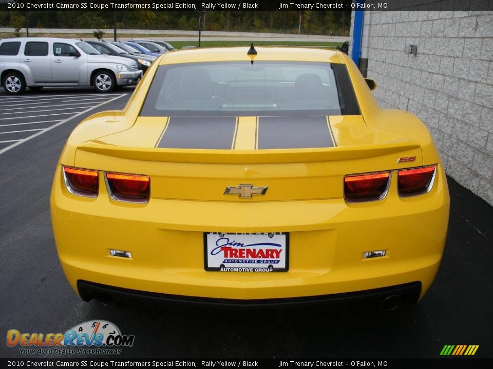 2010 Chevrolet Camaro SS Coupe Transformers Special Edition Rally Yellow / Black Photo #7