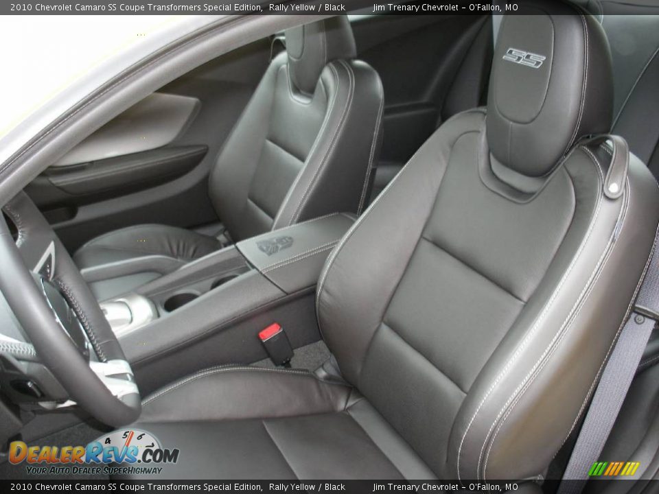 Black Interior - 2010 Chevrolet Camaro SS Coupe Transformers Special Edition Photo #15