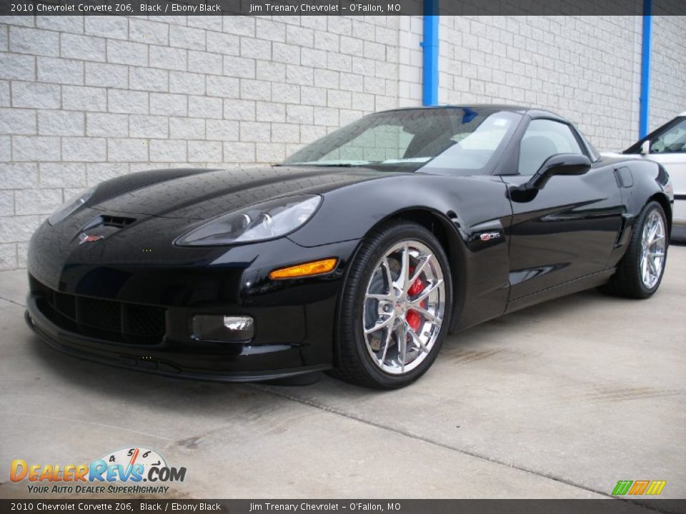 Front 3/4 View of 2010 Chevrolet Corvette Z06 Photo #8