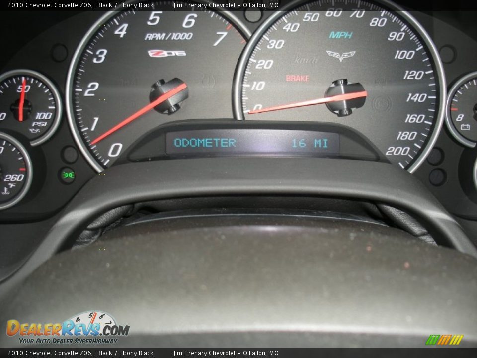 2010 Chevrolet Corvette Z06 Gauges Photo #11