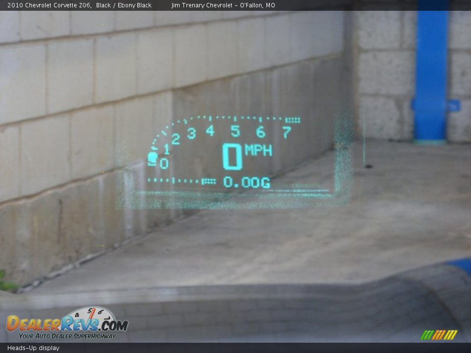 Heads-Up display - 2010 Chevrolet Corvette