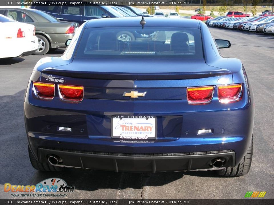 2010 Chevrolet Camaro LT/RS Coupe Imperial Blue Metallic / Black Photo #8