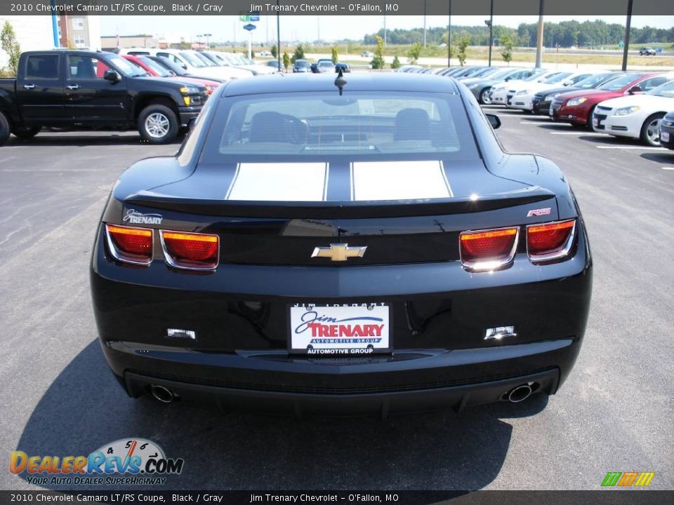 2010 Chevrolet Camaro LT/RS Coupe Black / Gray Photo #6