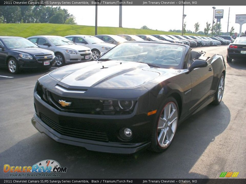 2011 Chevrolet Camaro SS/RS Synergy Series Convertible Black / Titanium/Torch Red Photo #6
