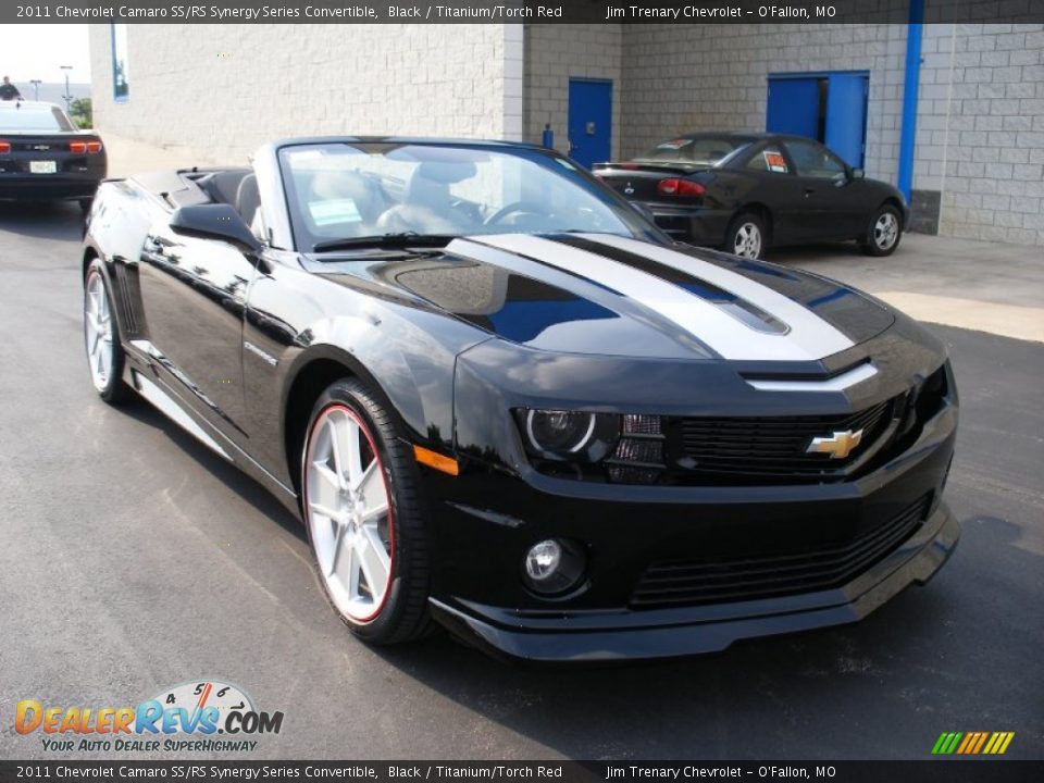 2011 Chevrolet Camaro SS/RS Synergy Series Convertible Black / Titanium/Torch Red Photo #7
