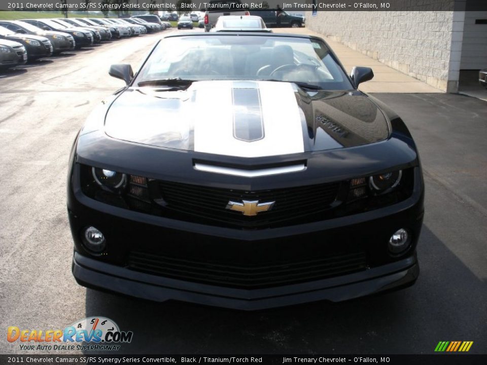 2011 Chevrolet Camaro SS/RS Synergy Series Convertible Black / Titanium/Torch Red Photo #9