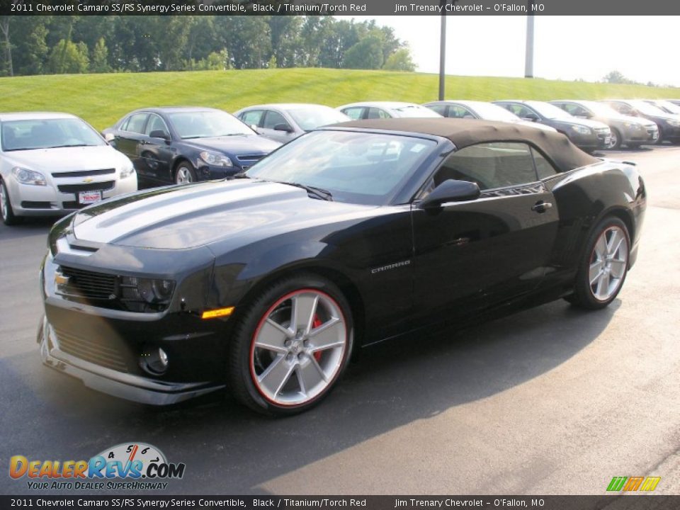 2011 Chevrolet Camaro SS/RS Synergy Series Convertible Black / Titanium/Torch Red Photo #10
