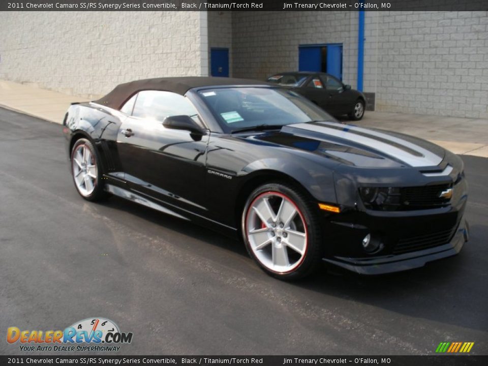 2011 Chevrolet Camaro SS/RS Synergy Series Convertible Black / Titanium/Torch Red Photo #11