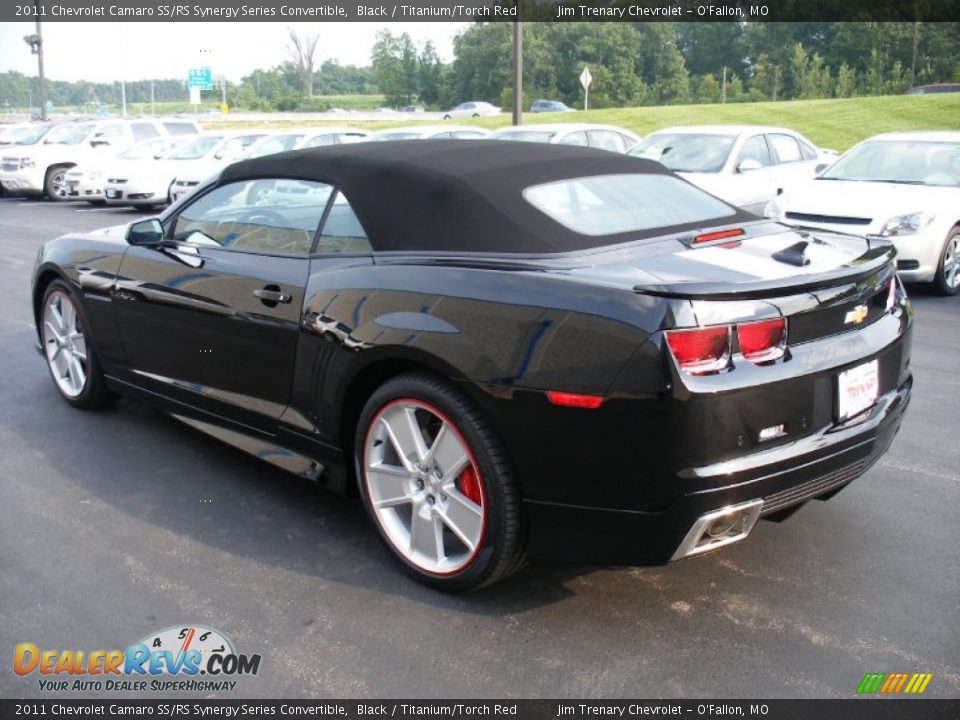 2011 Chevrolet Camaro SS/RS Synergy Series Convertible Black / Titanium/Torch Red Photo #13